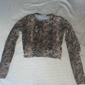 Animal Print Top